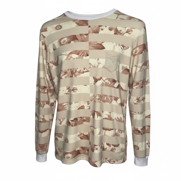 The Hideout Tops - The Hideout Clothing Unisex Floral Long Sleeve Top Limited Edition 100 Made